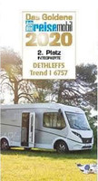 Goldenes Reisemobil Trend I6757
